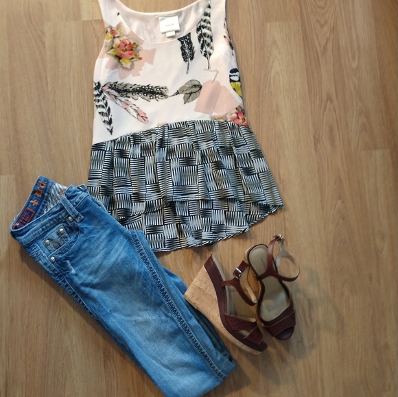 ANTHROPOLOGIE -MAEVE Blouse - Picture 2 of 7